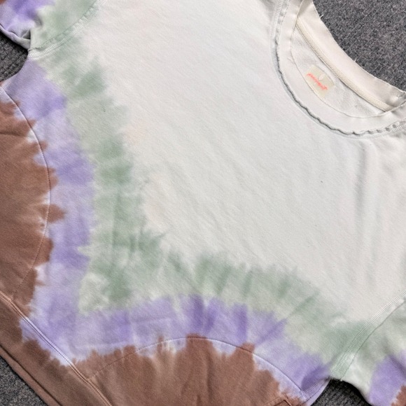 Free People Tops - FP Movement Free People Tie Dye Sweatshirt Brown Purple Green Small